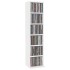 Estantería para CDs de madera contrachapada blanco 21x20x88