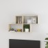 Estante de pared madera contrachapada roble Sonoma 100x18x53