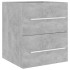 Armario para lavabo madera contrachapada gris 41x38,5x48