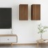 Muebles para TV 2 uds madera roble marrón 30,5x30x60