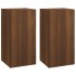 Muebles para TV 2 uds madera roble marrón 30,5x30x60
