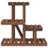 Soporte para flores madera maciza de abeto 58x25x51