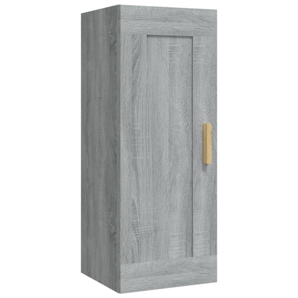 Armario de pared madera de ingeniería gris Sonoma 35x34x90