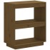 Estantería madera maciza de pino marrón miel 60x35x71