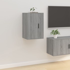 Mueble para TV de pared gris Sonoma 40x34,5x60