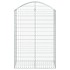 Cesta gaviones forma arco hierro galvanizado 100x50x140/160