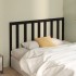 Cabecero de cama madera maciza de pino negro 126x4x100