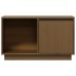Mueble de TV madera maciza de pino marrón miel 74x35x44