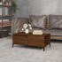 Mesa de centro madera contrachapada marrón roble 90x50x36,5