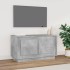 Mueble para TV madera contrachapada gris hormigón 80x35x45