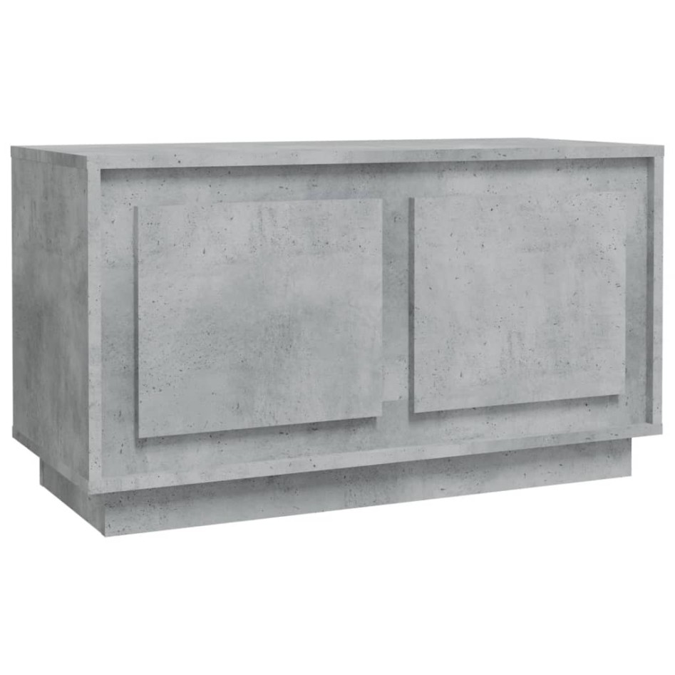 Mueble para TV madera contrachapada gris hormigón 80x35x45