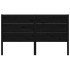 Cabecero madera maciza de pino negro 126x4x100