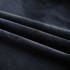 Cortinas opacas con ganchos 2 pzas terciopelo negro 140x175