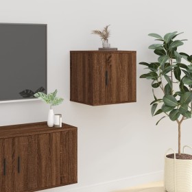 Mueble para TV de pared roble marrón 40x34,5x40