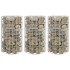 Arriate gaviones circular 3 uds acero galvanizado Ø30x50