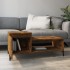 Mesa de centro madera contrachapada roble ahumado 100x50x45