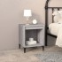 Mesitas de noche 2 unidades gris Sonoma 40x35x50