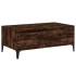 Mesa de centro madera contrachapada roble ahumado 90x50x36,5