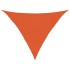 Toldo de vela HDPE naranja 160 g/m² 3,5x3,5x4,9