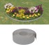 Bordura de jardín polietileno gris 10 m 15