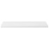 Estante flotante de pared 2 uds MDF blanco brillo