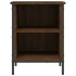 Zapatero madera de ingeniería marrón roble 38x35x50
