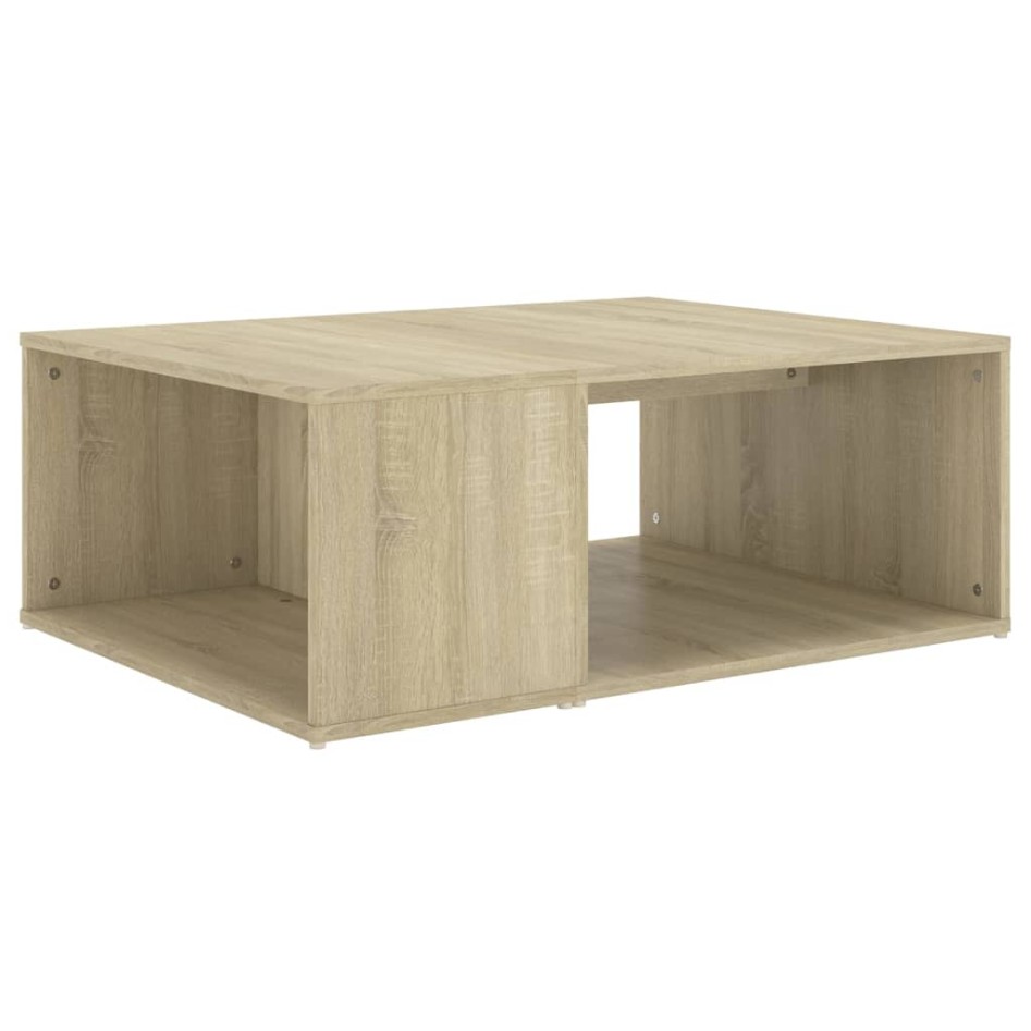 Mesa de centro madera contrachapada roble Sonoma 90x67x33