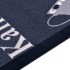 Alfombra de cocina lavable Coffee azul 60x180