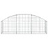 Cesta de gaviones forma arco hierro galvanizado 150x30x40/60