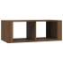 Mesa de centro madera contrachapada roble marrón 100x50x36