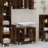 Armario de baño madera contrachapada roble ahumado