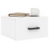 Mesitas de noche de pared 2 uds blanco 35x35x20