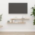 Estante de pared para TV contrachapado roble Sonoma