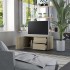 Mueble para TV madera contrachapada color roble 80x34x36