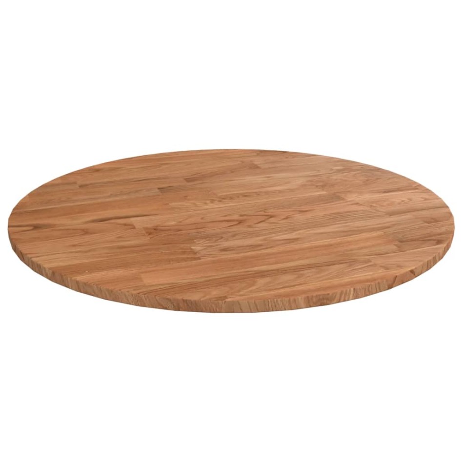 Tablero de mesa redonda madera roble marrón claro Ø40x1,5