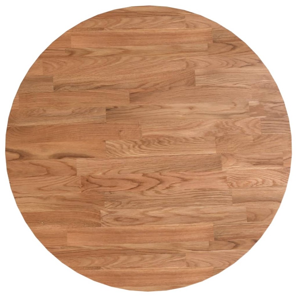 Tablero de mesa redonda madera roble marrón claro Ø40x1,5