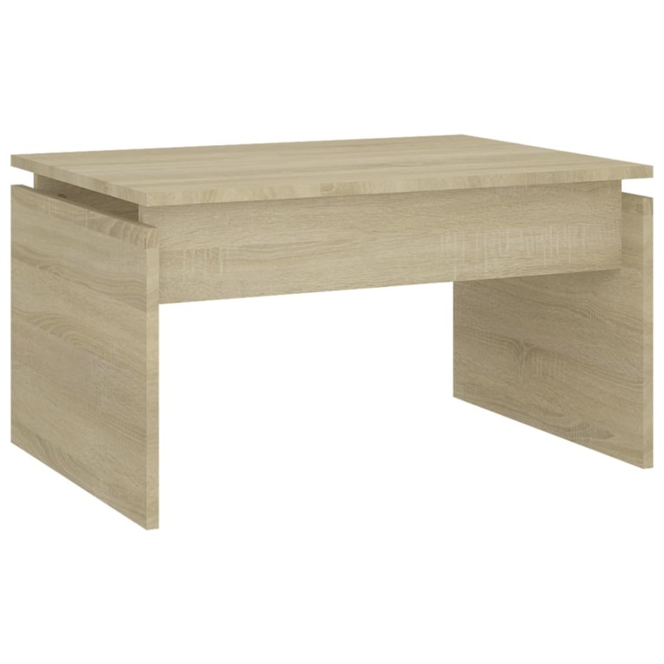 Mesa de centro madera contrachapada roble Sonoma 68x50x38