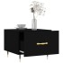 Mesa de centro madera contrachapada negro 50x50x40