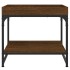 Mesa de centro madera ingeniería roble marrón 49,5x49,5x45