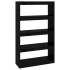 Estantería/divisor de espacios madera pino negro 80x30x135,5