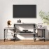 Mueble para TV madera contrachapada gris Sonoma 117x35x52