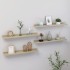 Estantes de pared 4 unidades roble Sonoma 60x9x3