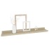 Estantes de pared 4 unidades roble Sonoma 60x9x3