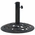 Base de sombrilla de hierro fundido negro y bronce 9 kg 40