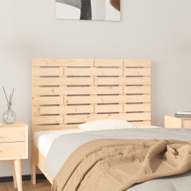 Cabecero de cama de pared madera maciza de pino 96x3x63