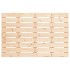 Cabecero de cama de pared madera maciza de pino 96x3x63