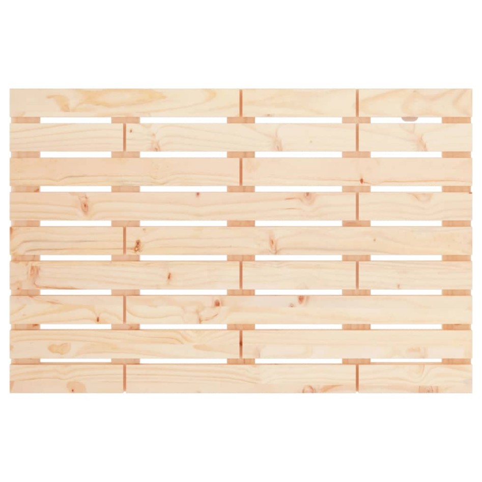 Cabecero de cama de pared madera maciza de pino 96x3x63