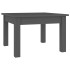 Mesa de centro de madera maciza de pino gris 45x45x30