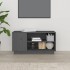 Mueble de TV madera maciza de pino gris 80x35x40,5