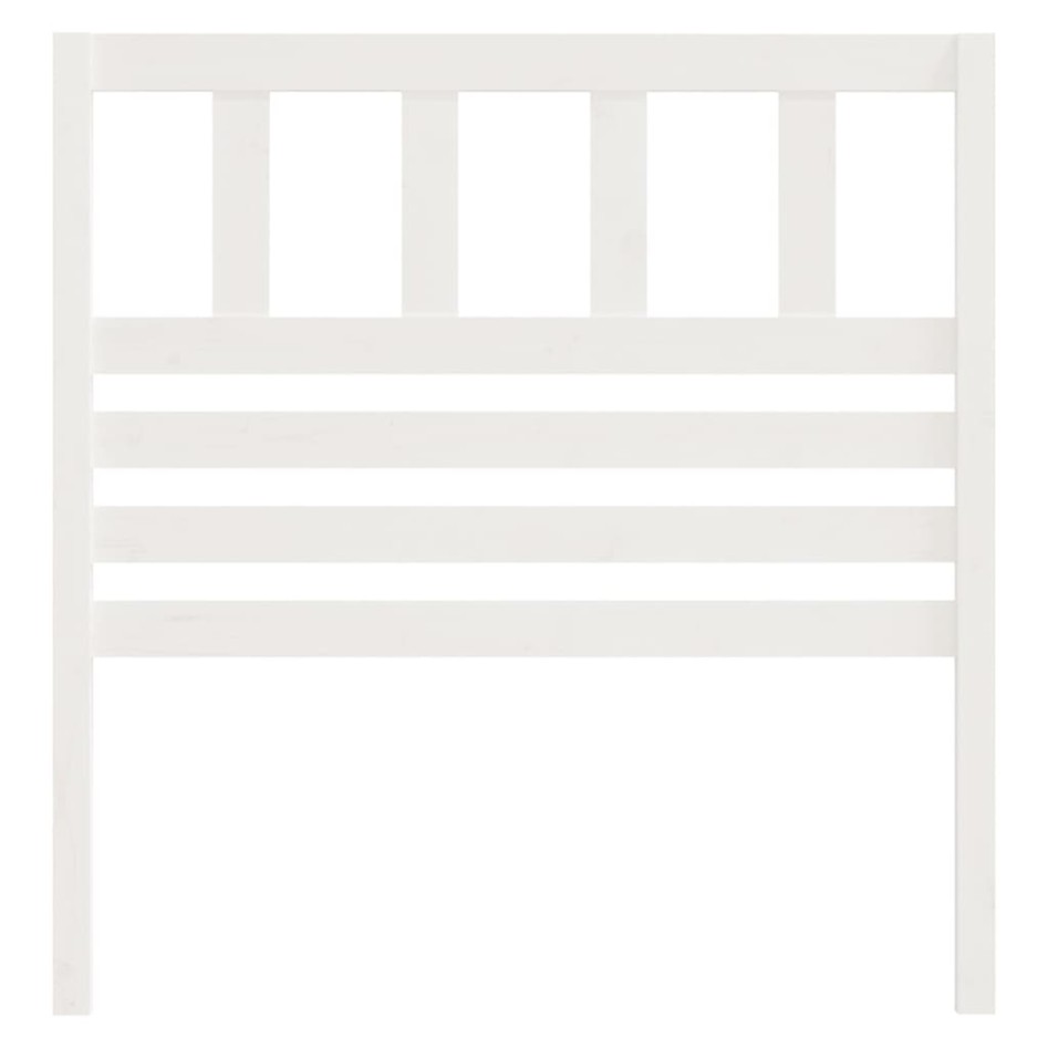 Cabecero de cama madera maciza de pino blanco 81x4x100